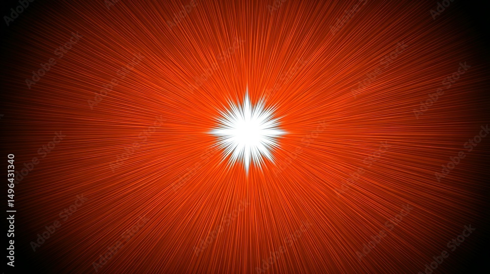 Obraz premium Radiating lines converging on a central point.