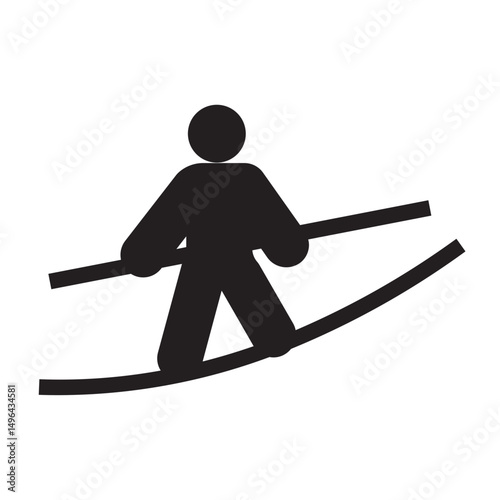 tightrope Solid icon