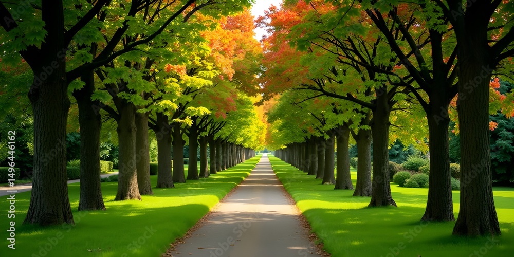 Obraz premium alley in the park