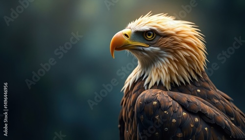 golden eagle portrait