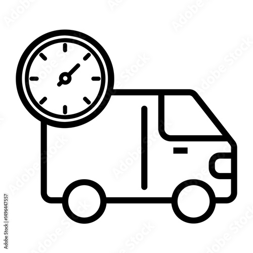 delivery Line Icon