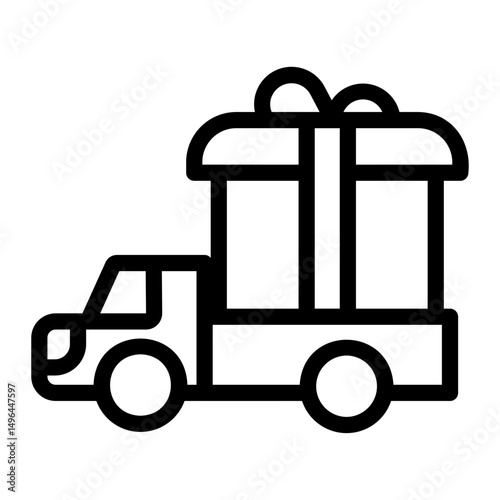 gift Line Icon
