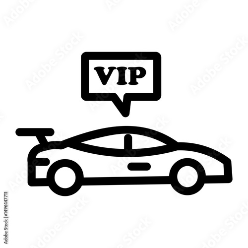 vip Line Icon