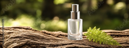 Sustainable serum vial - eco beauty, green skincare, pure innovation, natural formula, botanical blend, ethical commitment, clean ingredients, regenerative serum, conscious creation, mindful skincare.