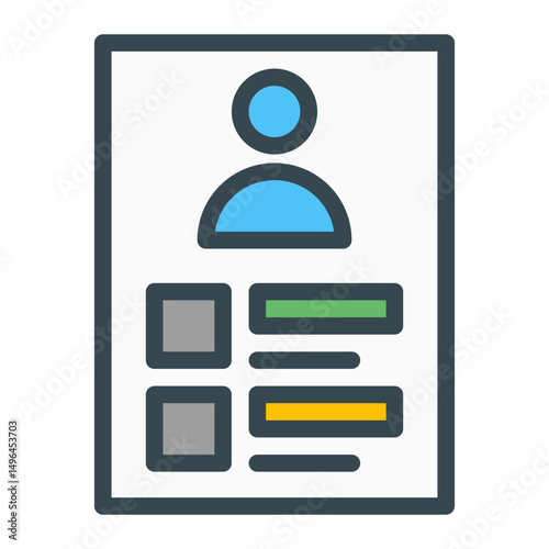 work experience. This is a vector single icon with a filled outline style. Suitable for any purpose, such as website design, mobile app design, logo design, pattern design, etc.