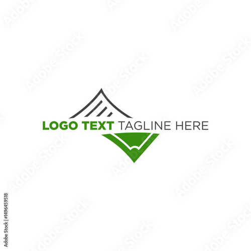Money logo design template. Trendy style, vector eps 10