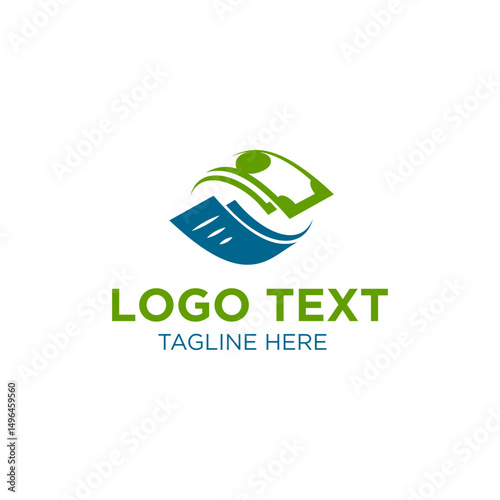 Money logo design template. Trendy style, vector eps 10