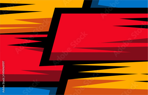 Colorful rectangle abstract start racing background