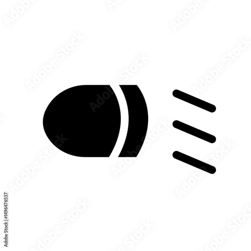motorcycle headlight icon
