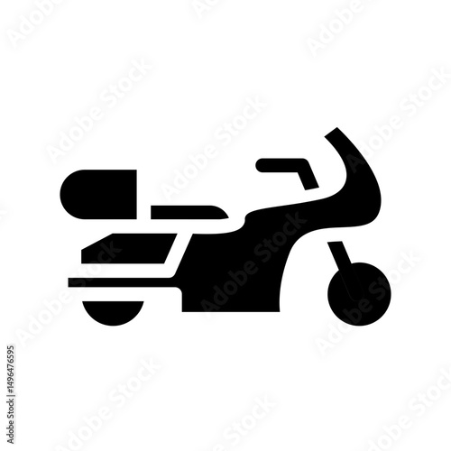 touring motorcycle icon