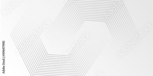 Dark blue background with hexagon geometric lines pattern. Abstract shiny hexagon lines. Futuristic technology concept. eps 10