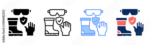 Equipment icon sheet multiple style collection