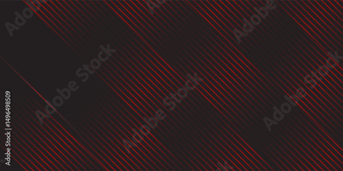 Vivid Abstract Lines in Red with Highlighted Accents on Dark Background