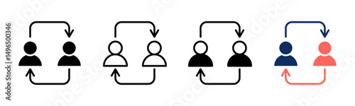 Persuasive icon sheet multiple style collection