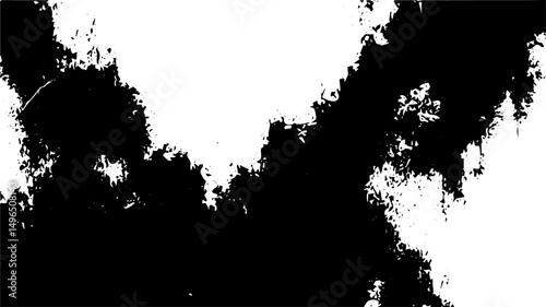 Grunge Abstract Texture Background, Black and White Rough Distressed Surface Art