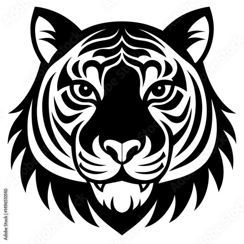 tiger head vector