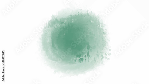 Green watercolor background with copyspace for your design. vector.