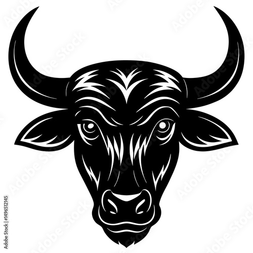 cow head vector