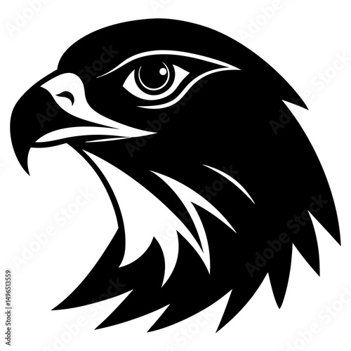 eagle head vector illustration