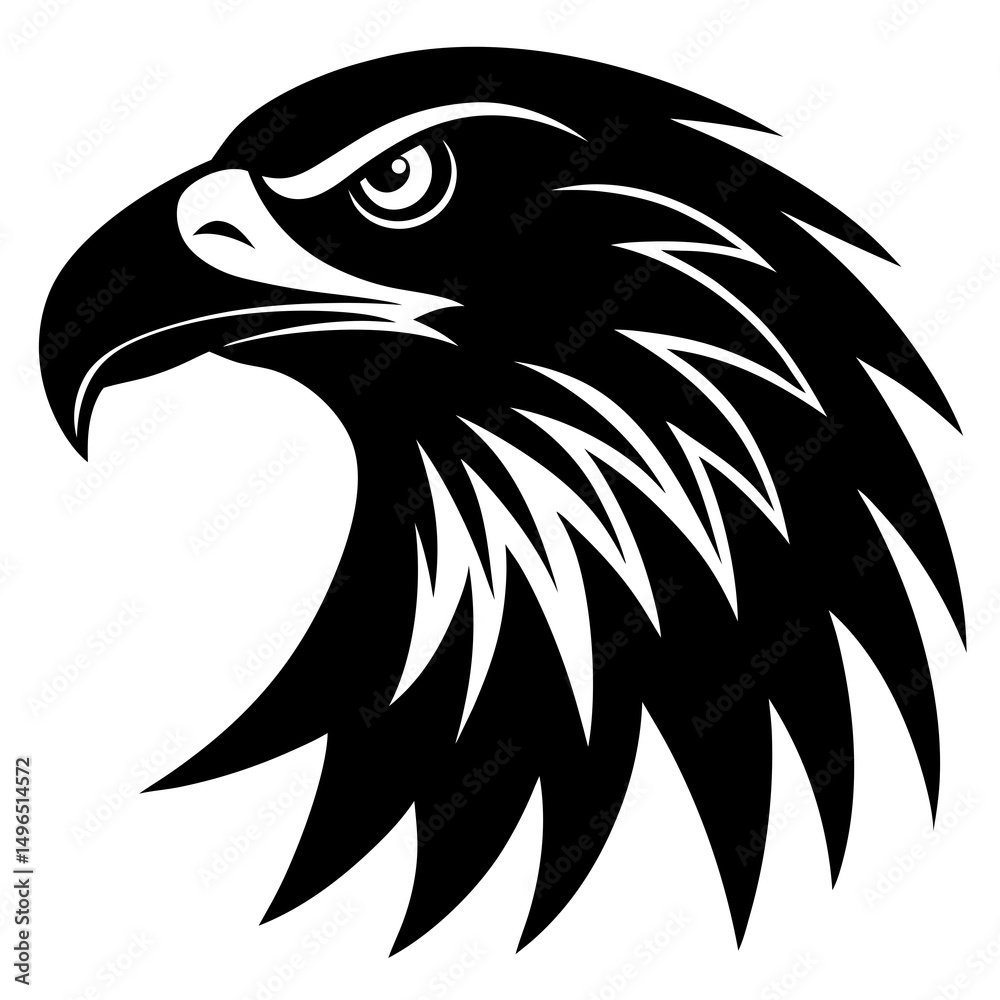 Obraz premium eagle head vector