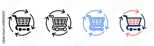Consumption icon sheet multiple style collection