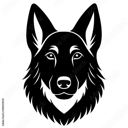 vector illustration of a dog
