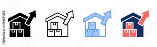 Exportation icon sheet multiple style collection
