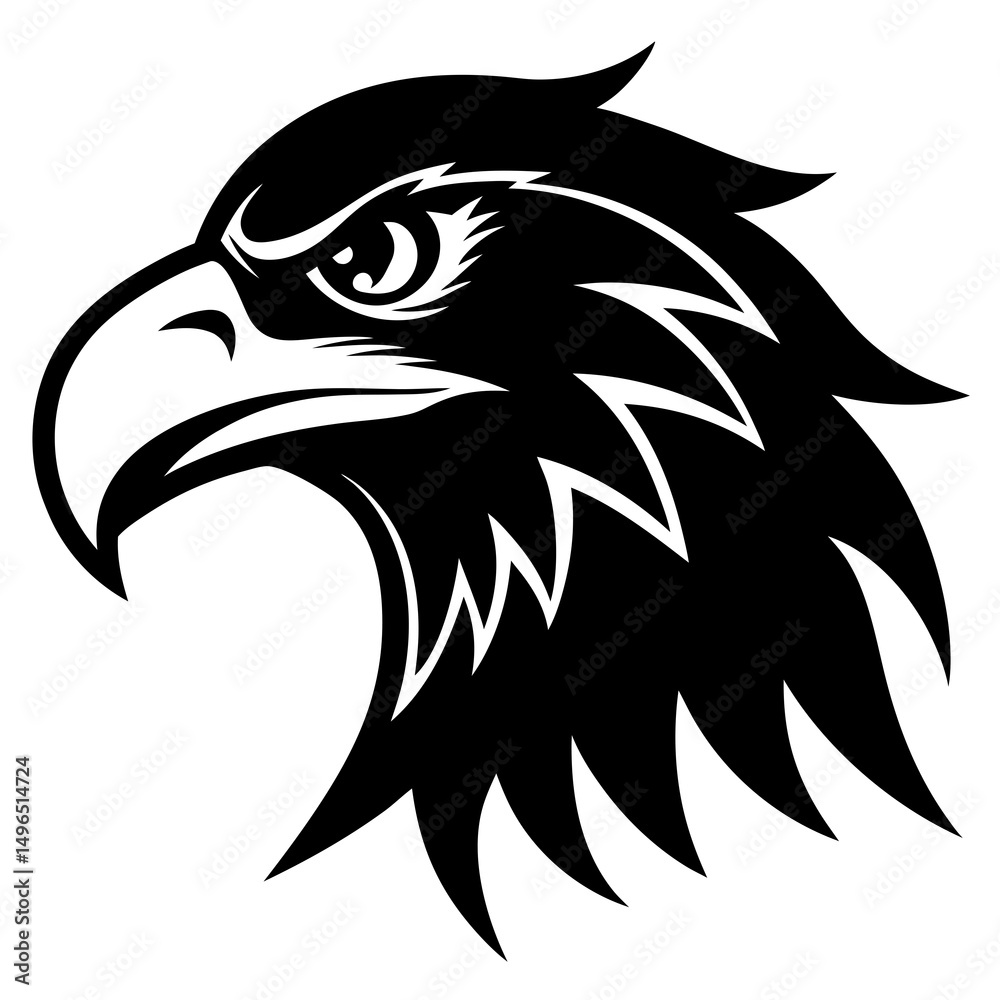 Fototapeta premium eagle head mascot