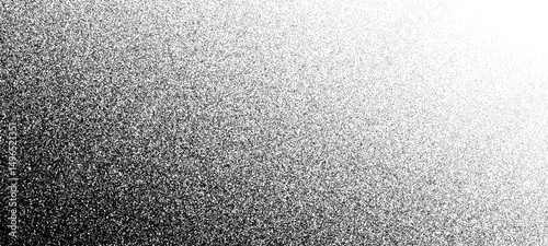 Noise dot grain background with grainy gradient pattern effect of sand dots, abstract vector. Noise grain background of grain dust spray on paper with grunge stipple dots or shadow fade gradient