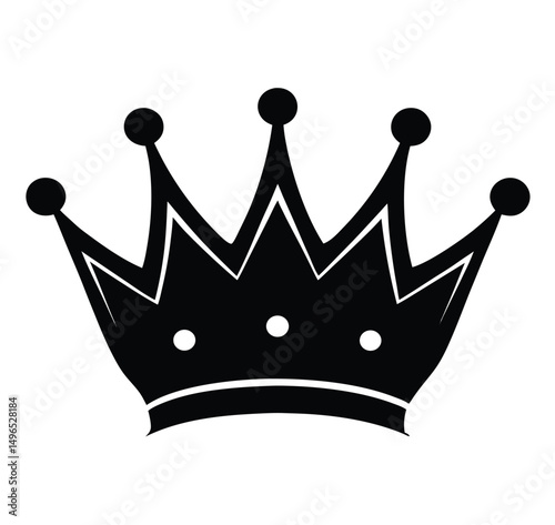 royal crown vector