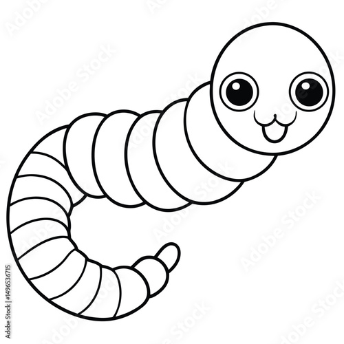 cartoon worm cartoon