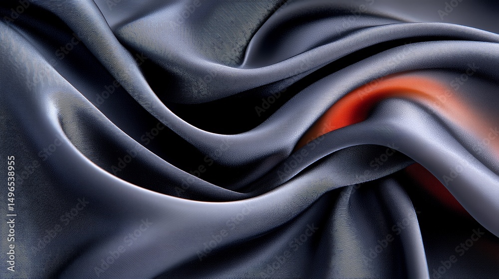 Obraz premium Silky Fabric Draped Textile Abstract Texture Art