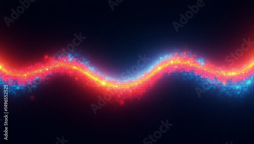 abstract glowing lines background