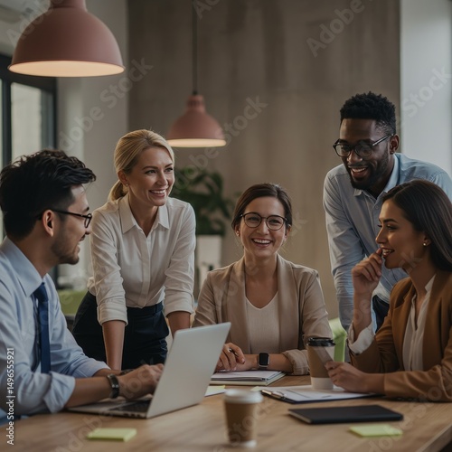 Photo Diverse Business Team Collaboration Meeting