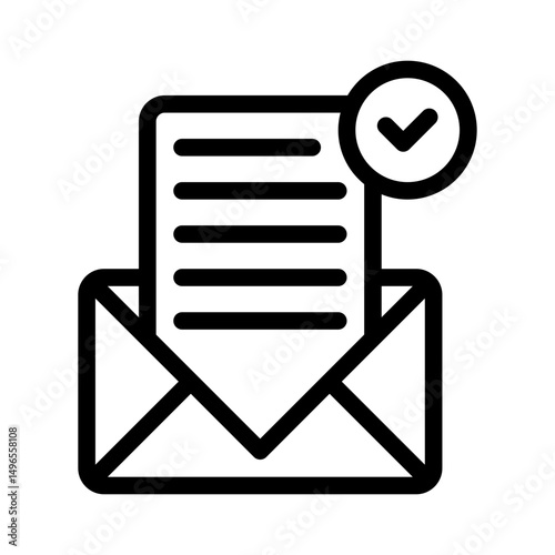 invitation line icon