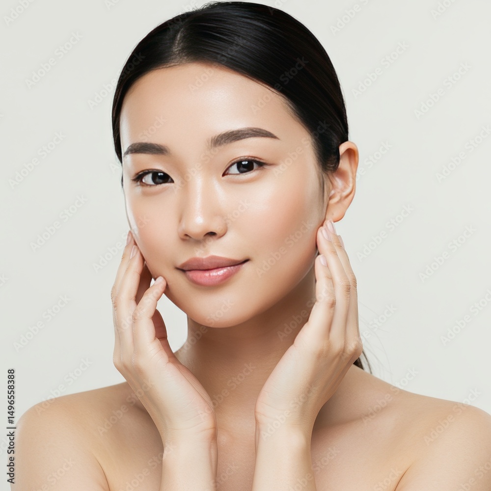 Photo of a Beautiful Young Asian Woman with Flawless Skin Photo of a Beautiful Young Asian Woman with Flawless Skin