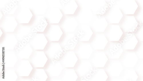 Abstract cube hexagon shape background. Vector banner design. Hexagons pattern. Geometric abstract background with simple hexagonal elements. 