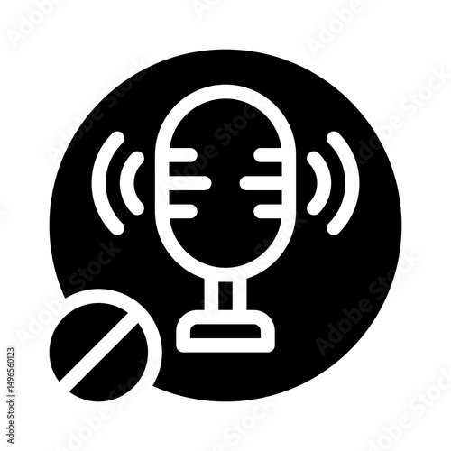 mute glyph icon