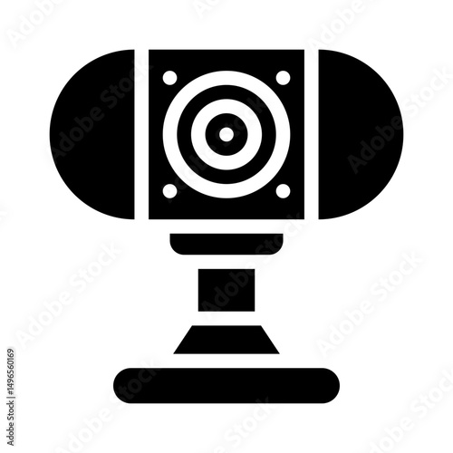 webcam glyph icon