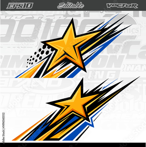 Automotive and sports sticker