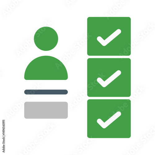 prospective employee skills. This is a vector single icon with a flat style. Suitable for any purpose, such as website design, mobile app design, logo design, pattern design, etc.