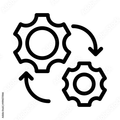 automation process line icon
