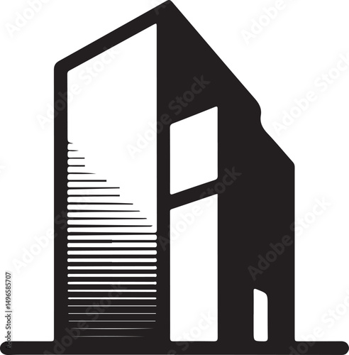 illustration of a logo highrise bilding