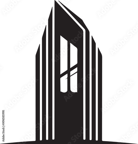 illustration of a logo highrise bilding