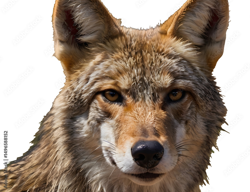 Obraz premium wolf head isolated on white