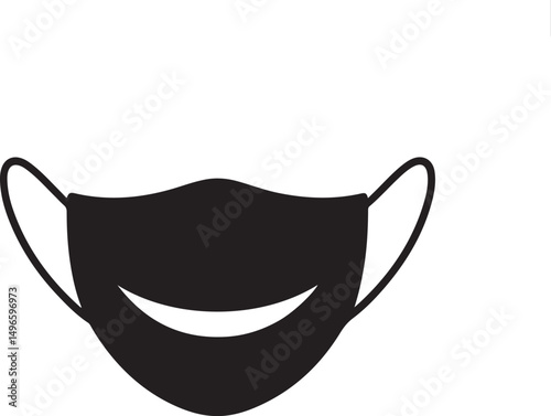 Face mask icon symbol corona virus protection