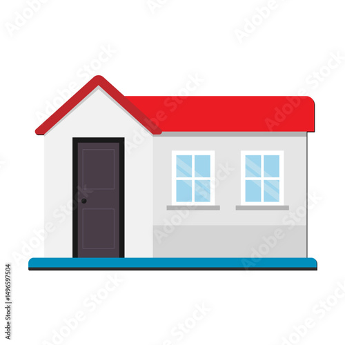 House Icon Vector Illustration Isolated on White Background – Real Estate and Home Concept
