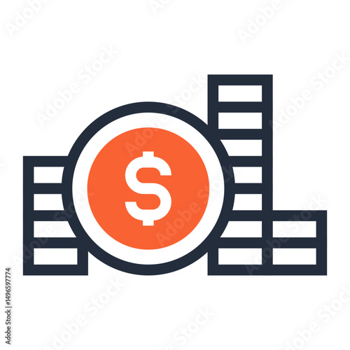 Dollar Sign Vector Illustration – Money and Finance Concept Icon