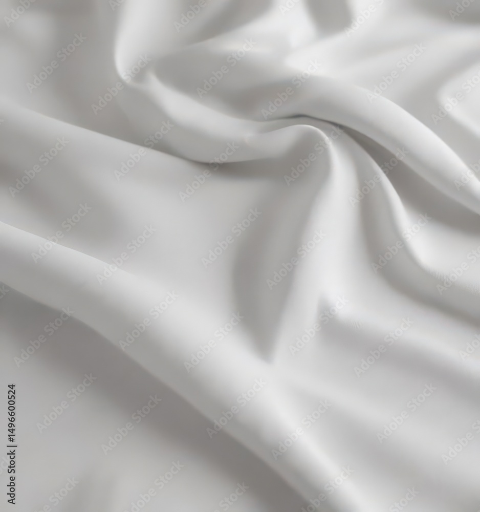 Obraz premium Subtle grey texture on white fabric, soft and blurred , pattern, minimal