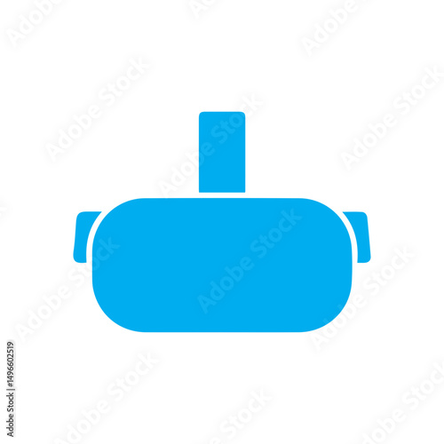 Virtual reality colored icon